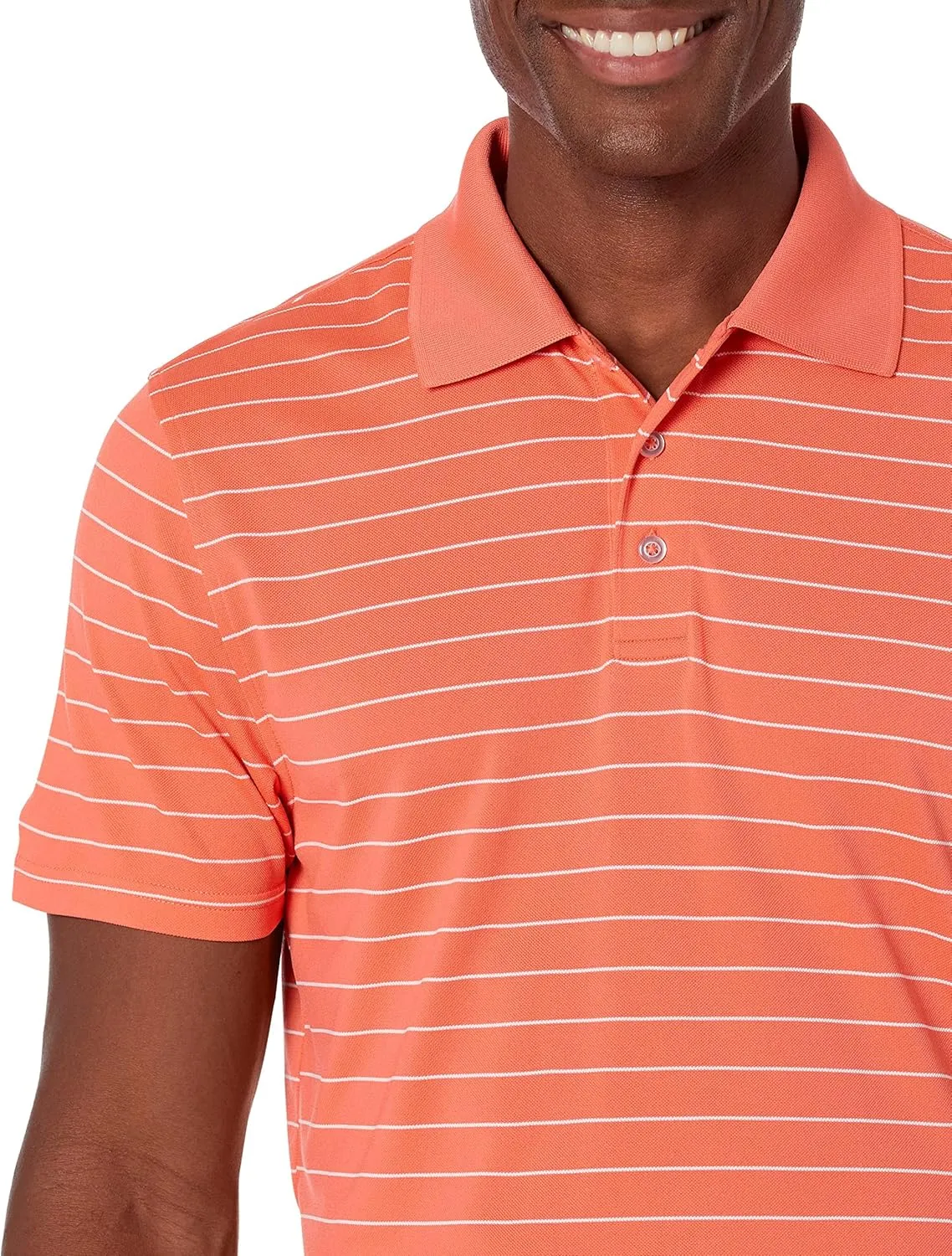 Amazon Essentials Men's Golf Polo Shirt, Short Sleeve, Dri Fit, Slim-Fit, Quick-Dry