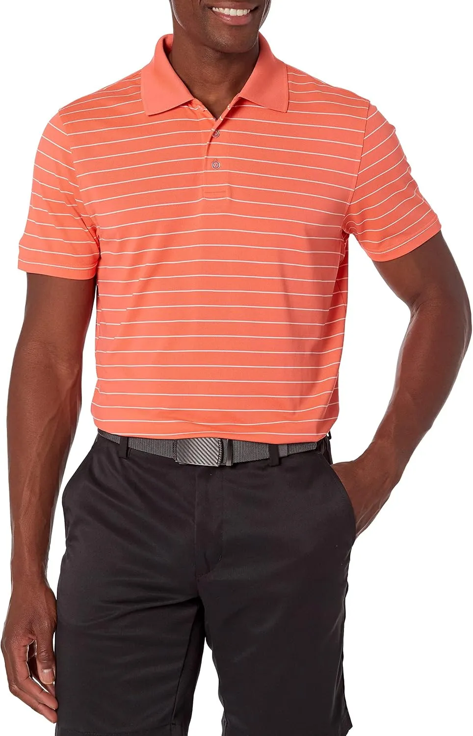 Amazon Essentials Men's Golf Polo Shirt, Short Sleeve, Dri Fit, Slim-Fit, Quick-Dry