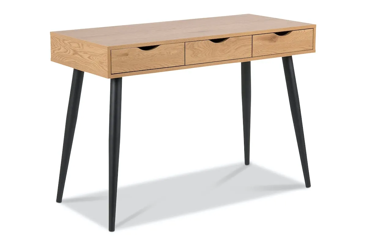 Bea Desk | Oak | Black Legs
