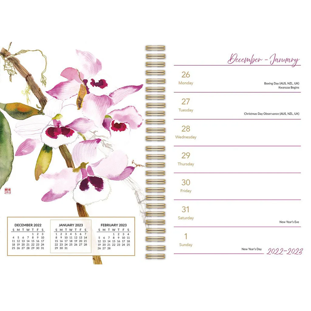 Exotic Orchids 2023 Engagement Planner