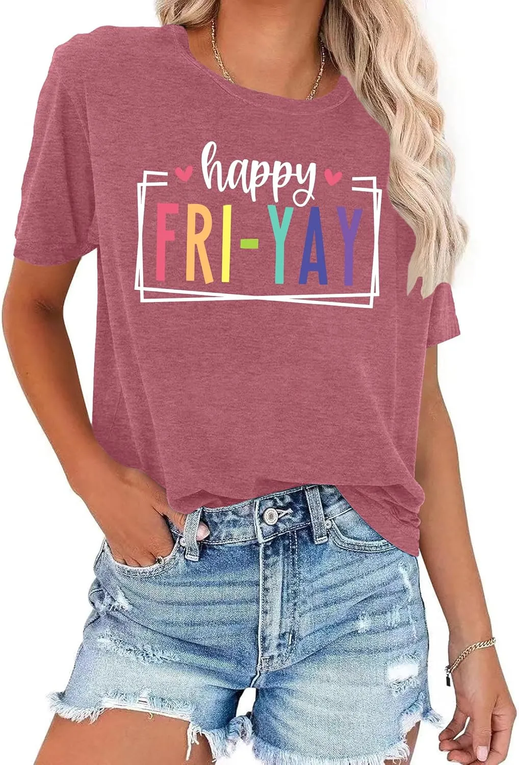 Friday Shirt for Women Happy Friday Teacher T Shirt Friday Weekend Tshirt Teacher Gifts Tops