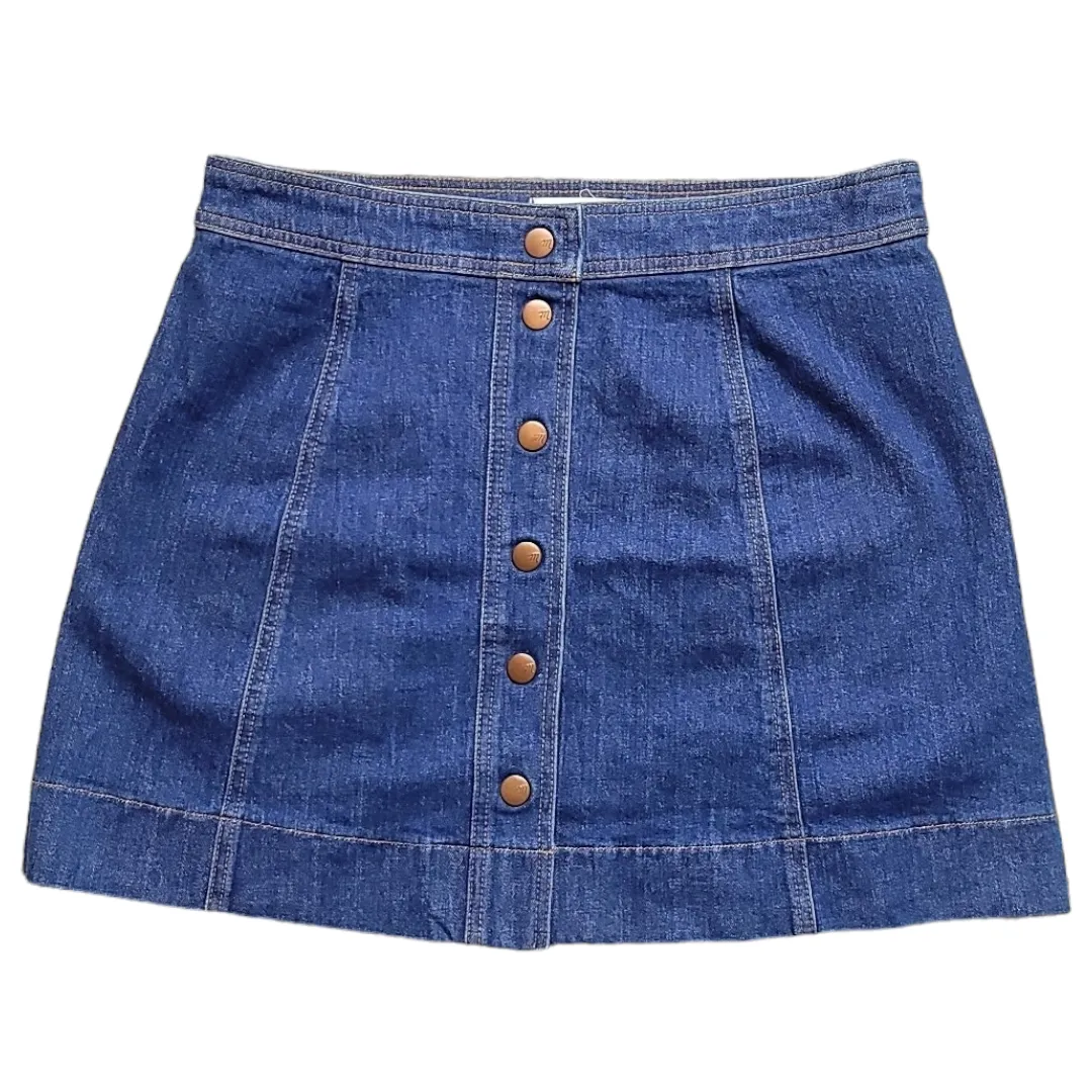 Madewell Metropolis Denim Skirt Size 12