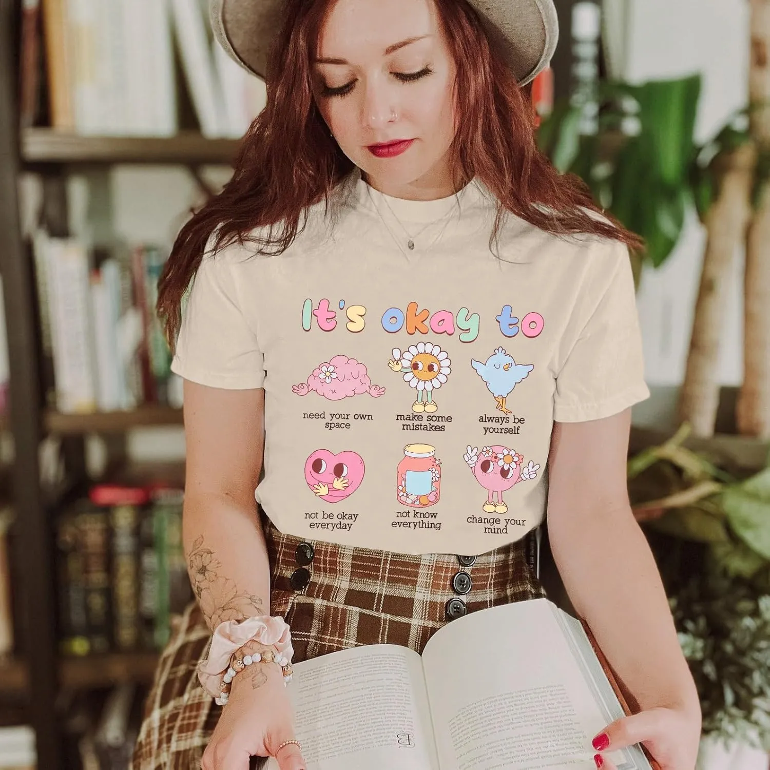 Mental Health Matters Shirt Women It's Okay to Make Some Mistakes T-Shirt Special Education Teacher Tee Tops