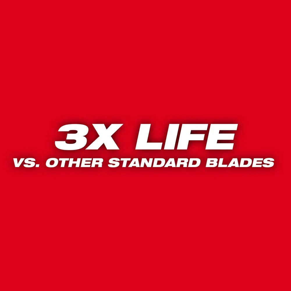 Milwaukee 48-00-5093 8" x 8/12TPI Bi-Metal Super Sawzall Blade 5-Pack