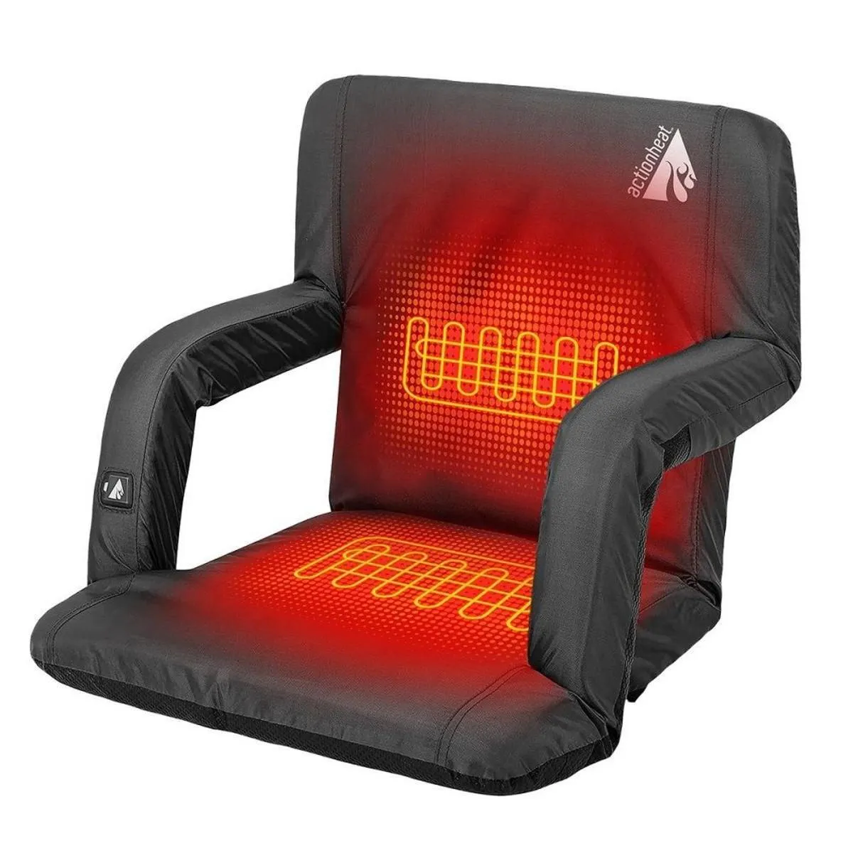 Open Box ActionHeat 5V Heated Folding Bleacher Seat