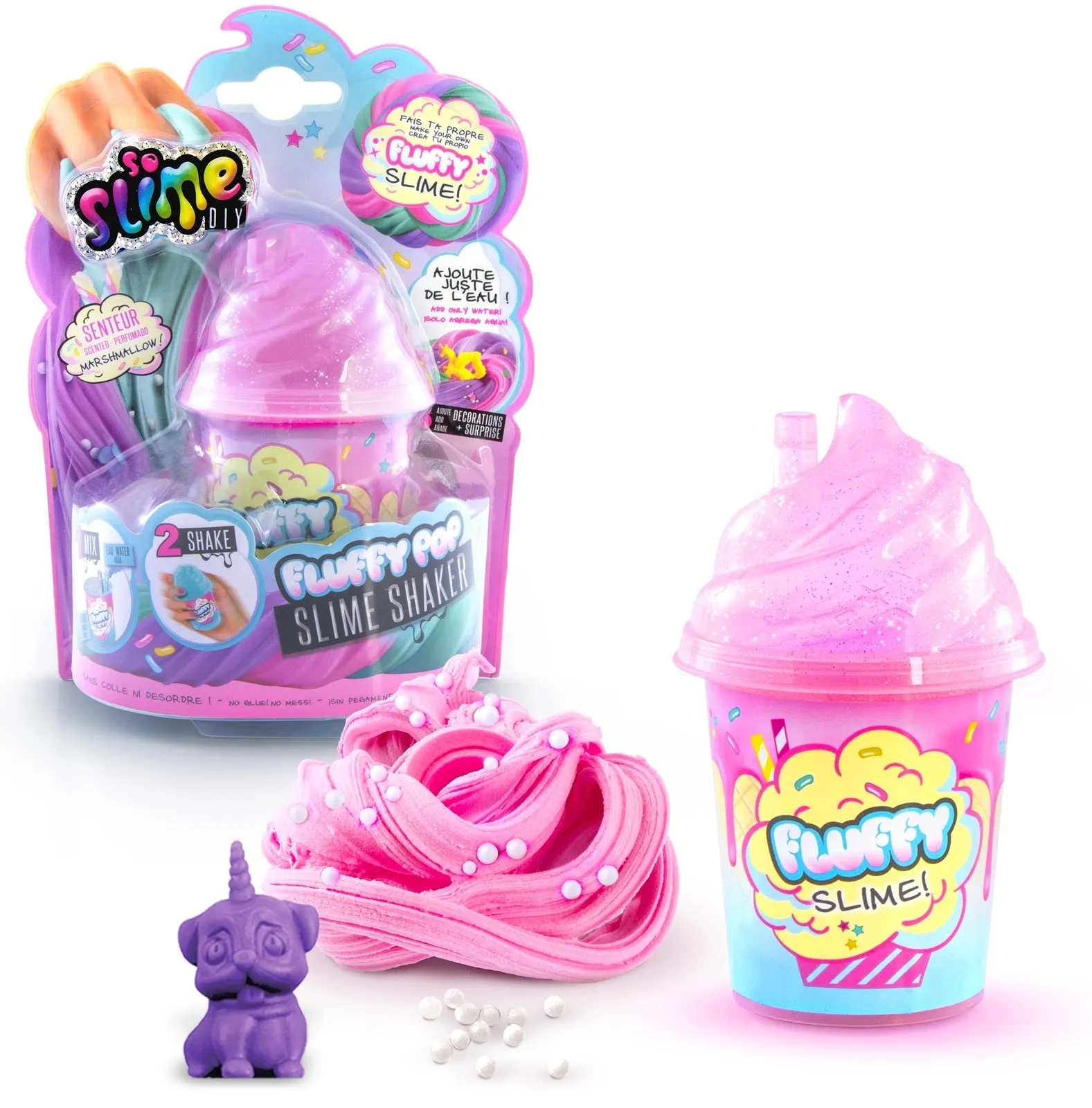 So Slime DIY: Fluffy Pop Slime Shaker - Pink
