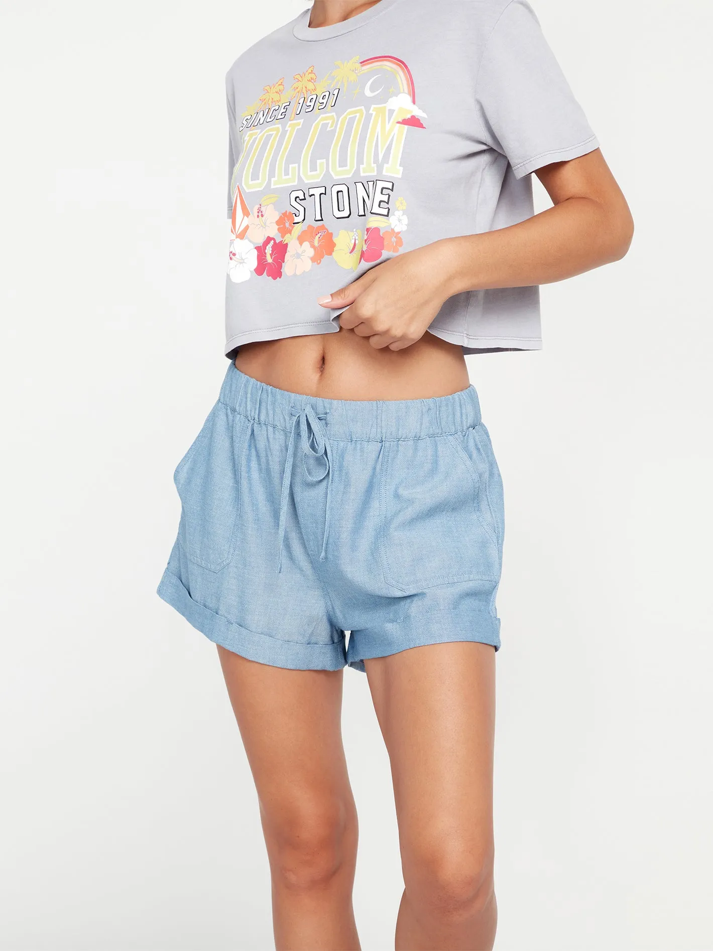 Strutin Stone Shorts - Blue Bird